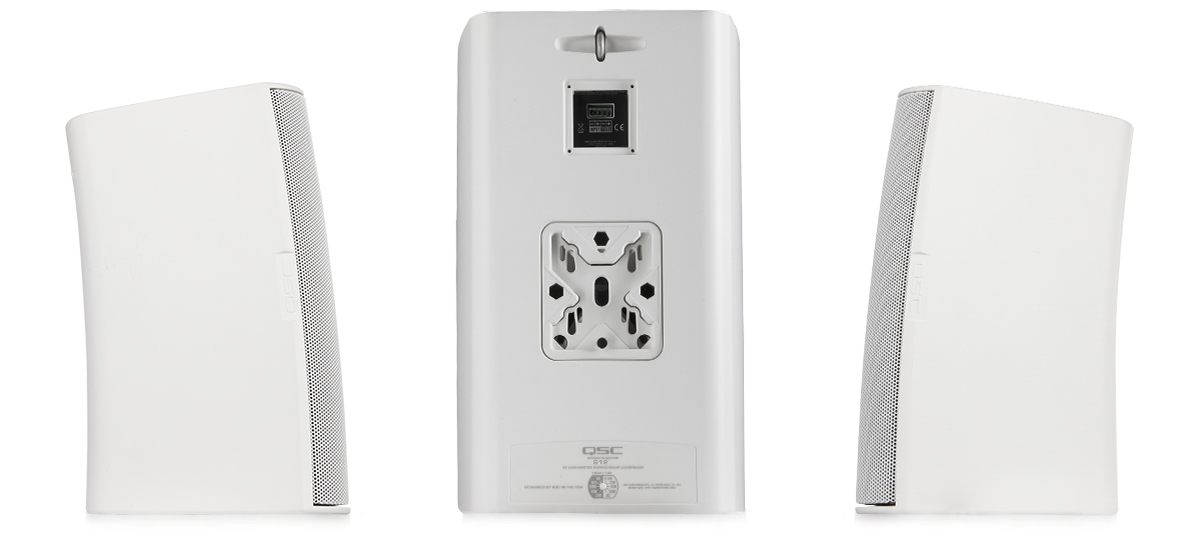 Qsc ad-S12-Wht altavoz de superficie de 12 pulgadas de 300w